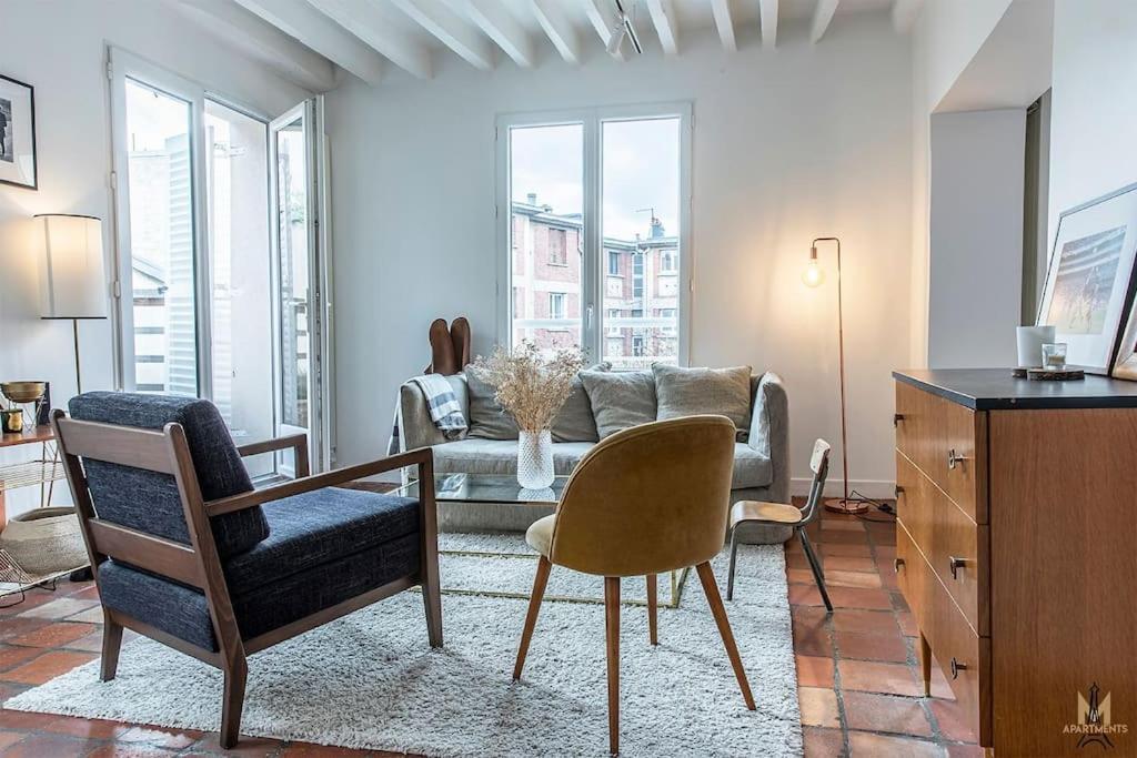 Appartement Montmartre, Patio! Sacre-coeur! Stylish Duplex! *